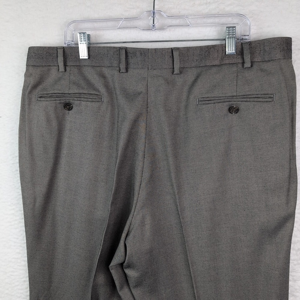 Ralph Lauren Dress Pants Mens 40x30 Gray Rayon Blend Classic Straight Slacks - Picture 7 of 9